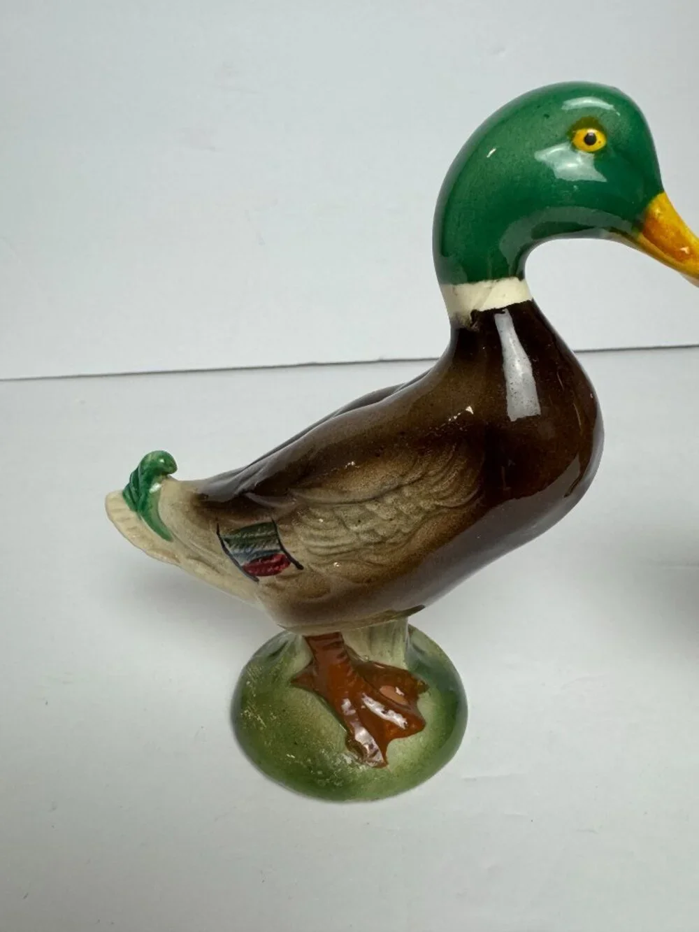 Vintage THAMES  Set of 2 Mallard Duck Ceramic Glazed Collectible Hunting